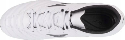 Këpucë futbolli Mizuno Monarcida Neo III Select AG, për burra, për bar natyral, të bardha