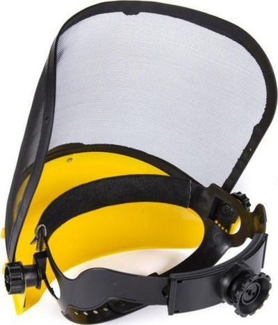 Helmetë mbrojtëse për fytyrë Silver EX1040, e verdhë