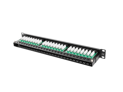 Patch panel 48 porta Cat.5e UTP, 1U 19", i zi
