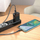 Kabllo USB në Type C HOCO X69, 1m, 3A, e zezë e bardhë