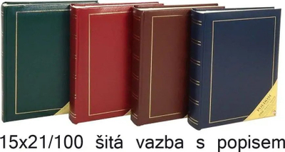 Album fotosh Classic B, 15x21cm, 100 foto, blu