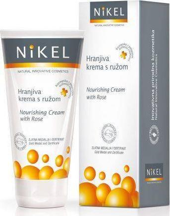 Krem fytyre Nikel me trëndafil për ushqim të lëkurës, 50 ml
