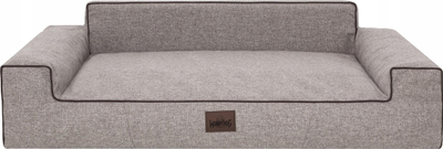 Shtrat për qen Hobbydog Velvet XL, 98x66 cm, material Inari, gri