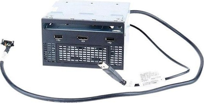 Modul media universal për server HPE DL38X Gen10, panel përpara, USB VGA, i zi