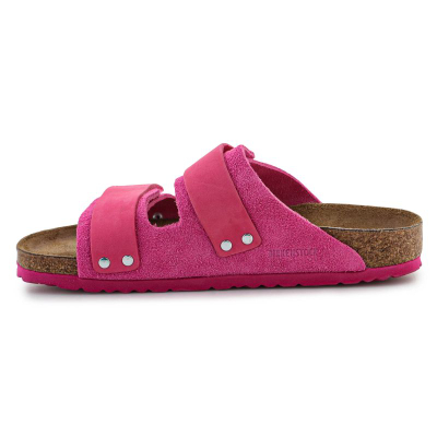 Sandale Birkenstock Uji, shollë tapë, fuchsia suede rozë