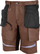 Pantallona të shkurtra pune Lahti Pro SHORT, 3XL, kafe me të zezë