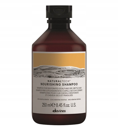 Shampo flokësh Davines Natural Tech Nourishing, për skalp të dehidratuar dhe flokë të thatë, 250ml