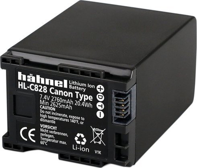 Батерија за камера Хахнел HL-C828, Li-Ion, 2760mAh, сива