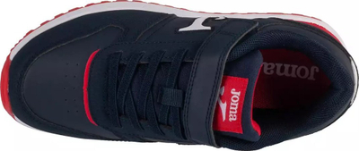 Atlete për kalamaj Joma Tornado Jr 2403, mbyllje me shirit ngjitës, shollë sportive, blu e errët me të kuqe