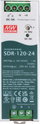 Furnizim me energji Mean Well SDR-120-24, 120W, 24V DC, për shina DIN