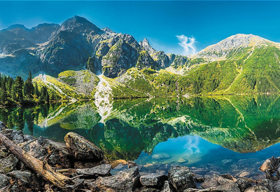 Puzzle Trefl Lake Morskie Oko Tatra Mountains, 1500 pjesë, 85 x 58 cm