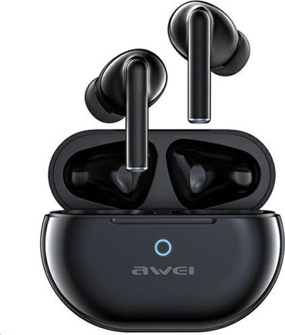 Kufje Awei T61, TWS in ear, Bluetooth 5.3, IPX6, të zeza