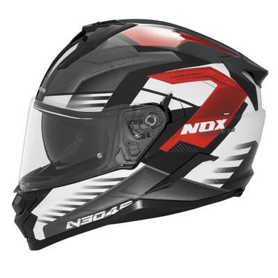 Helmetë integrale moto Nox N304S Carver, polikarbonat, ventilim i avancuar, shumëngjyrëshe