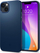 Kuti mbrojtëse Spigen Thin Fit për iPhone 14 Plus, TPU dhe polikarbonat, blu navy