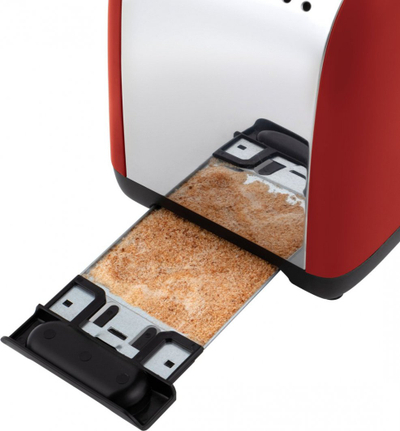 Toster Russell Hobbs Colours Plus 26554-56, 1600W, 2 vrima t’gjata, i kuq
