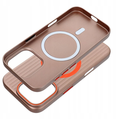 Kapak telefoni Simply Case për iPhone 13, i pajtueshëm me MagSafe, Desert Titanium