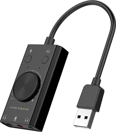 Kartë zëri USB Terratec AUREON 5.1, 5.1 kanale, e zezë