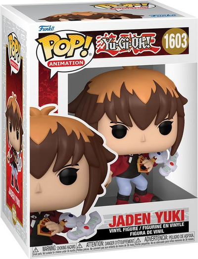 Figurë vinili Funko POP Yu-Gi-Oh Jaden Yuki, për koleksion, shumëngjyrëshe
