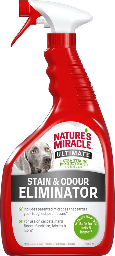 Sprucë pastrimi Zolux Natures Miracle Ultimate, heq njolla dhe era për qen, 946 ml