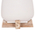 Vazo dekorative FRELLO HM4674.02S, fiber cement, 14.5x14.5x16 cm, e bardhë