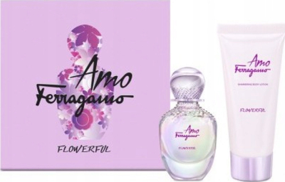 Подарок сет Salvatore Ferragamo Amo Flowerful, EDT 50ml, лосион за тело 100ml