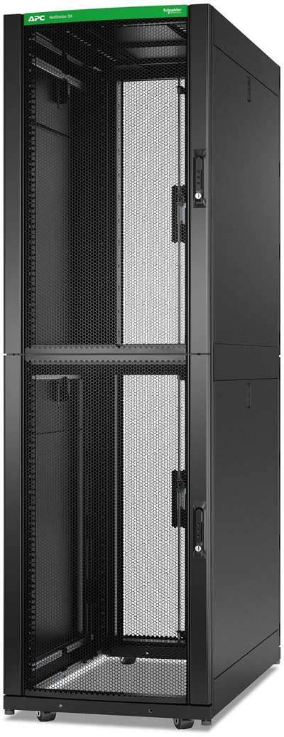 Kабинет рек APC NetShelter SX 52U, за сервери, со вентилирачки врати, црн