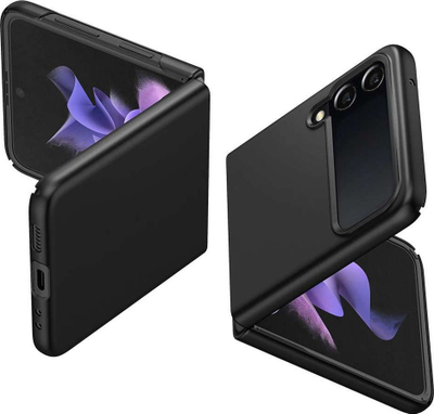 Маска за телефон Spigen Airskin Samsung Galaxy Z Flip3, тенка заштита, мат, црна