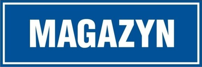 Shenjë TDC Warehouse, PVC 1mm, 100x300mm, e bardhë