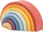 Lodër druri sorter Viga Toys Rainbow PolarB, 8 pjesë, Montessori, shumëngjyrëshe