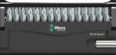 Set bitash dru Wera Bit-Check 30 Wood 2, 30 copa