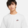Bluza Nike Sportswear Club, pambuk, për burra, e bardhë