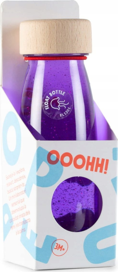 Lodër sensoriale shishe Petit Boum Float, pa BPA, 3m+, lejla