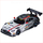 Makinë slot Carrera Mercedes-AMG GT3 Evo Team Winward No.130, 1:32, me drita, e bardhë