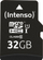 Kartë memory MicroSDHC Intenso Professional 32 GB, UHS‑I Class 10, e zezë