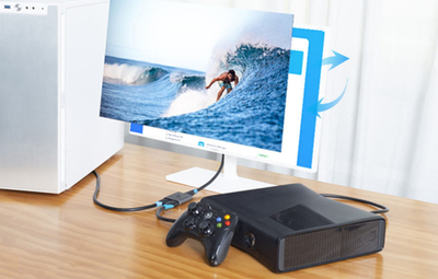 Adapter HDMI Vention AV Bidirectional, 2 porta HDMI, 4K 60Hz, gri