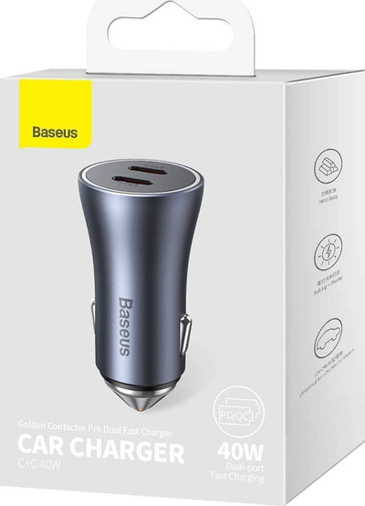 Karikues makine Baseus Golden Contactor Pro CGJP000013, 2x USB-C, 40W, i zi