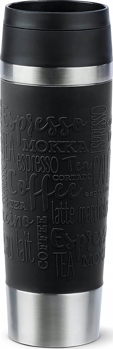 Gotë termale Emsa Travel Mug Classic, 0.36L, inox, e zezë