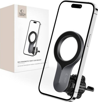 Mbajtëse makine Tech-Protect N55, magnetike MagSafe, për grilë ajri, e zezë
