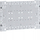 Pllakë montuese për media Hager Um00M0, 175x250mm, plastike, e bardhë