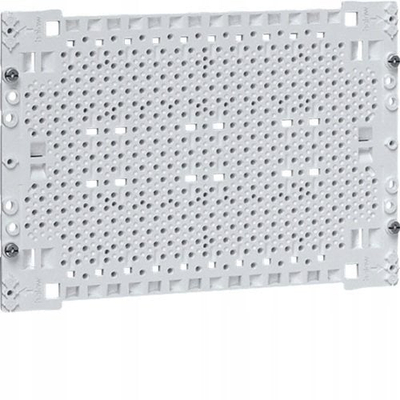 Pllakë montuese për media Hager Um00M0, 175x250mm, plastike, e bardhë