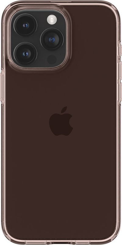 Mbulesë telefoni Spigen Crystal Flex për iPhone 15 Pro Max, rozë transparente