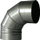Gyp qoshe oxhaku Wade Ventilation Technology 116120000, 90°, D 120 mm, metalik