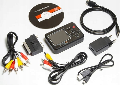 Dixhitalizues video Technaxx 4980, ekran 2.4", MicroSD 32GB, i zi