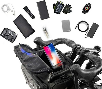 Торба за волан на велосипед Wildman Hardpouch GS6, 3L, водоотпорна, црна