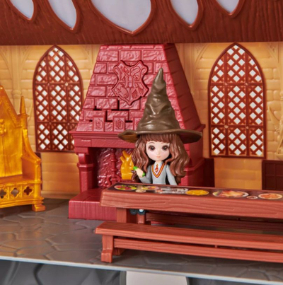 Set loje Wizarding World – Kështjella e Hogwarts, 55 cm, me drita e zëra, shumëngjyrësh