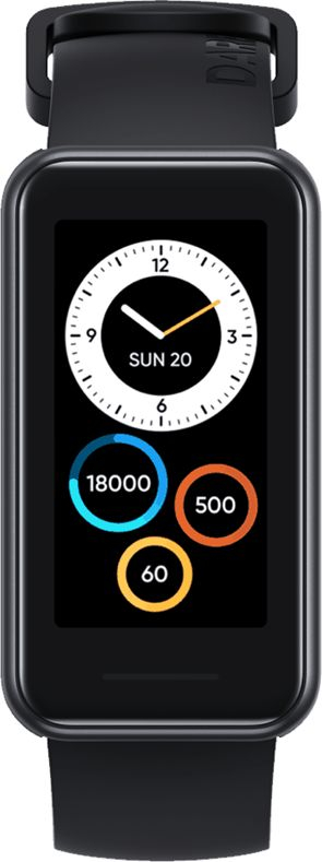 Byzylyk i zgjuar Realme Band 2, ekran 1.4", LCD, i zi