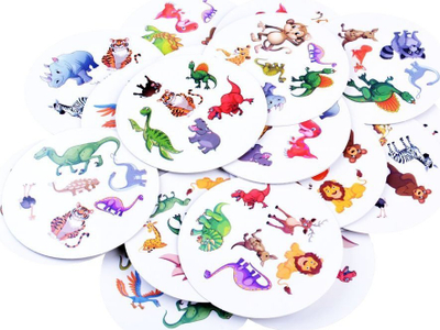 Loja memorie Game Observation Find a Pair Dinosaurs, 30 letra, për kalamaj