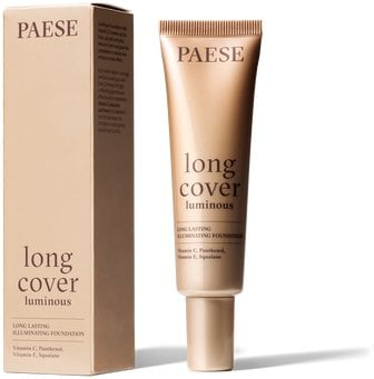 Фондација Paese Long Cover Luminous, нијанса 1.5 Beige, за светла до средна кожа