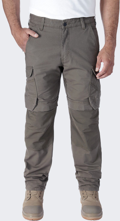 Работни панталони Carhartt Steel Cargo, W36 L34, темно сиво