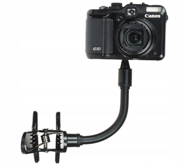 Mbajtëse fleksible për kamera Delta CCTV BD-09-FB02, filetë 1/4", universale, e zezë